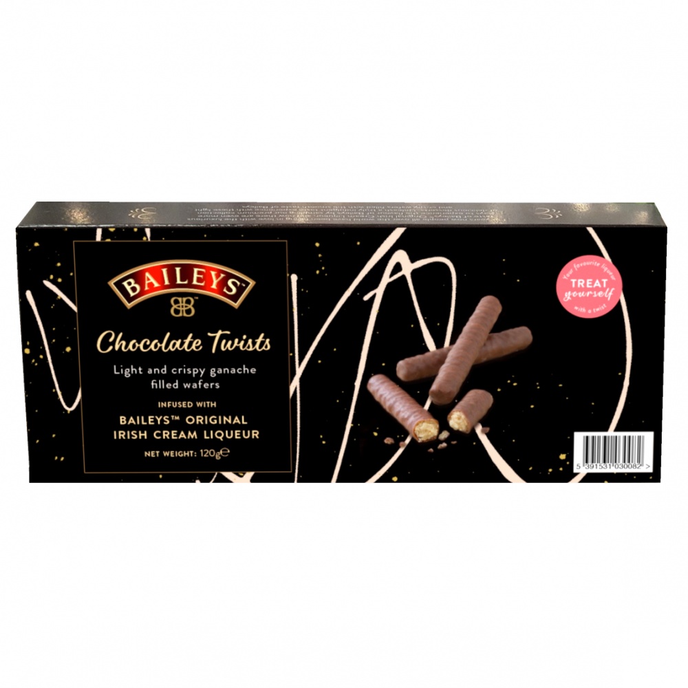 Baileys Milk Chocolate Twists Gift Box Cocolush Confectionery 107g
